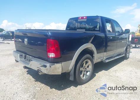 2012 Ram 1500 Laramie из США, поврежденный, VIN 1C6RD7JT5CS186793